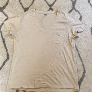 Madewell Whisper Tee - Cream XL